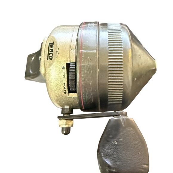 Vintage Zebco 202 Push Button Spin Cast Reel Works - Picture 4 of 13